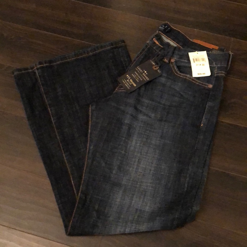 Men’s NWT Lucky relaxed boot jeans 31 x 30